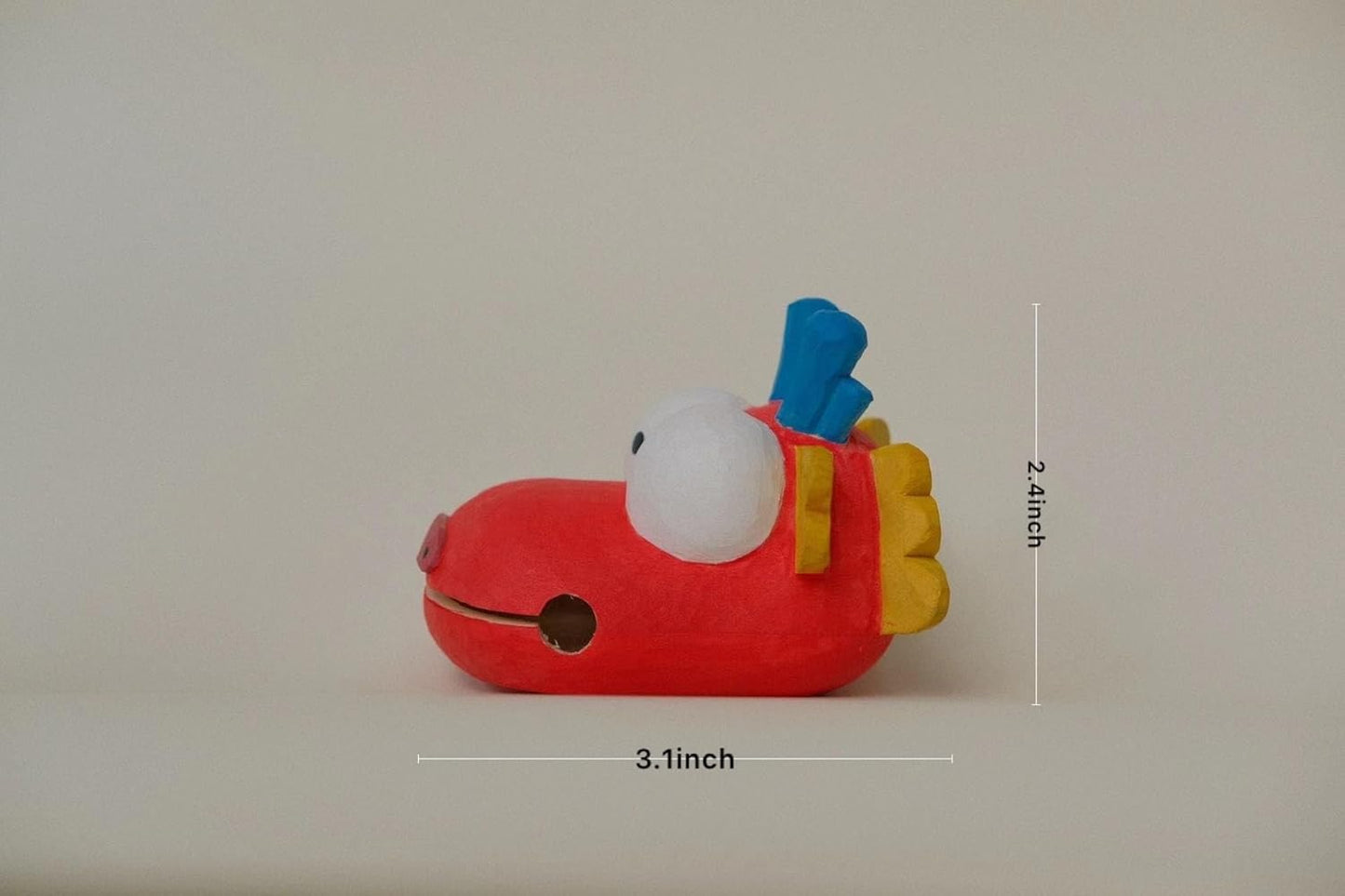 Handmade Dragon Head, Traditional Chinese Mascot, Tapping on The Dragon Head, symbolizing Smooth Sailing, eliminating All Troubles, and Continuous Good Luck.