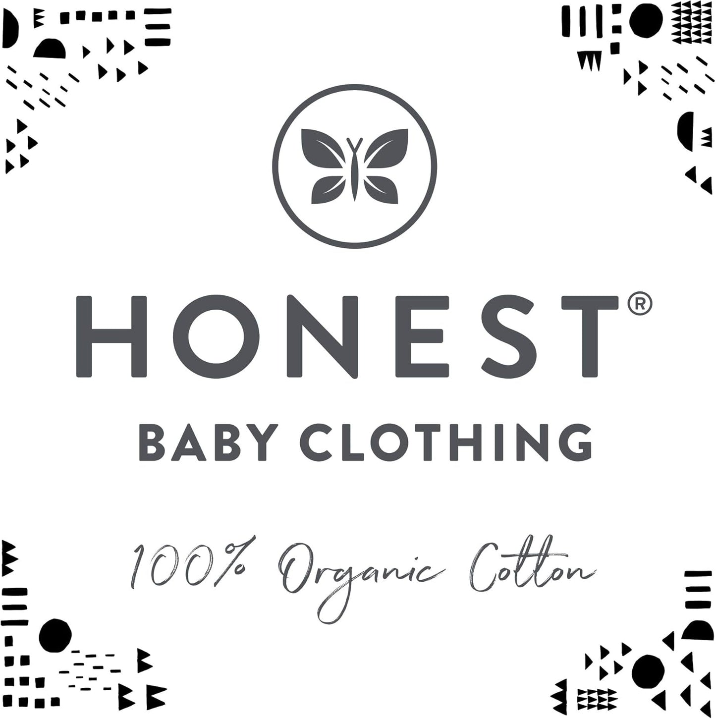 HonestBaby 3-pack Footed Pants Roomy Fit Pull on Bottoms 100% Organic Cotton for Infant Baby Boys, Girls, Unisex