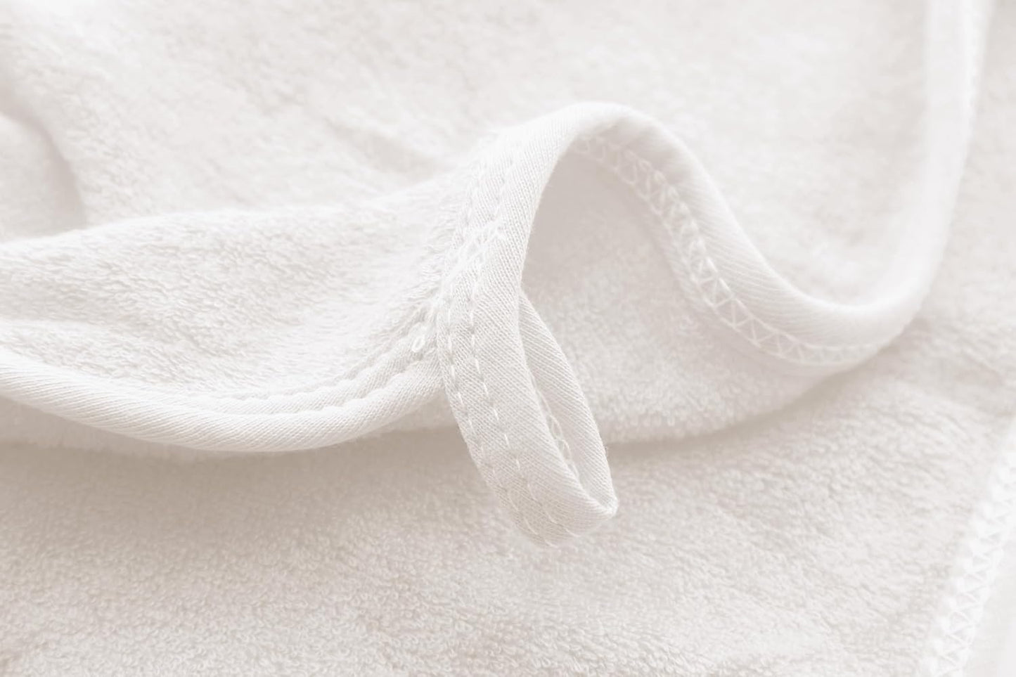 HIPHOP PANDA Baby Washcloths, Rayon Made from Bamboo - 2 Layer Ultra Soft Absorbent Newborn Bath Face Towel - Reusable Baby Wipes for Delicate Skin - Ivory, 6 Pack