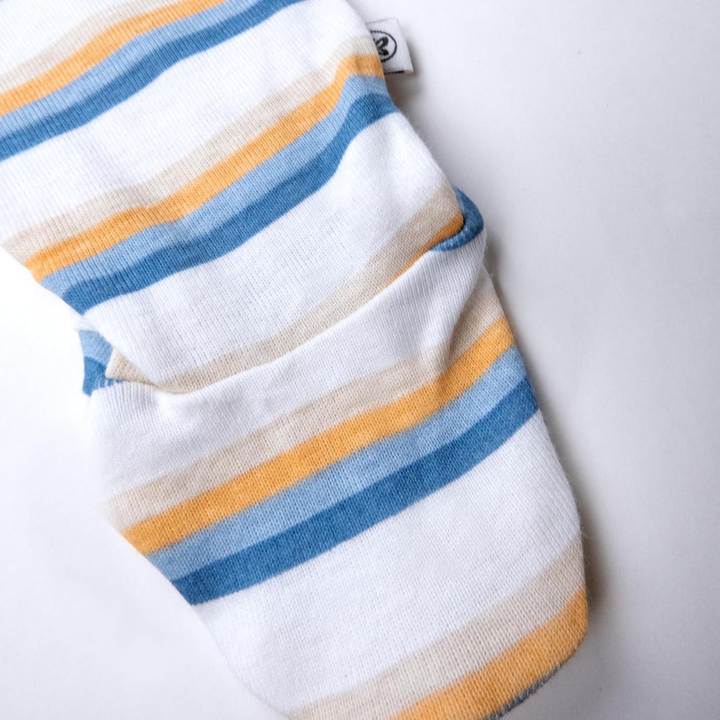 HonestBaby 3-pack Footed Pants Roomy Fit Pull on Bottoms 100% Organic Cotton for Infant Baby Boys, Girls, Unisex