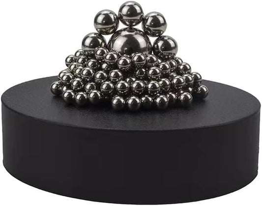 160 Pieces Stainless Steel Balls (Non-Magnetic) Sculptured Building for Stress or Anxiety Relief, Intelligence Development and Room & Desk Decoration, DIY Healing Decor Toys