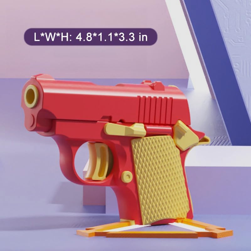 2024 New 1911 Model Radish Fun and Safe Toys,Fidget Toys Suitable for Relieving ADHD and Anxiety,Stress Relief Funny Toys for Adults,The Fun Gift for Adults and Kids (Red / 1 PCS Pack)