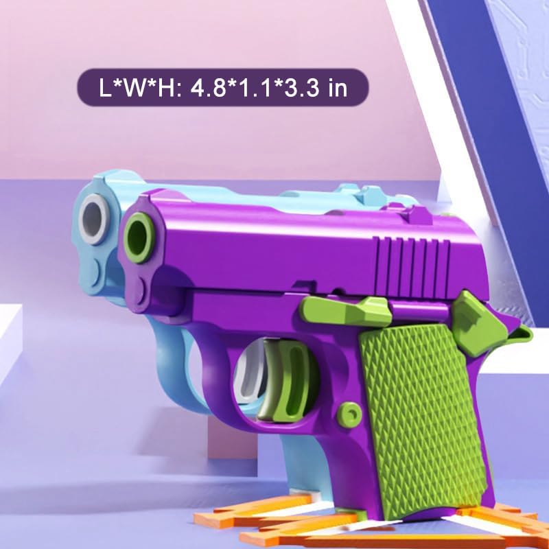 2024 New 1911 Model Radish Fun and Safe Toys,Fidget Toys Suitable for Relieving ADHD and Anxiety,Stress Relief Funny Toys for Adults,The Fun Gift for Adults and Kids (Blue&Purple / 2 PCS Pack)