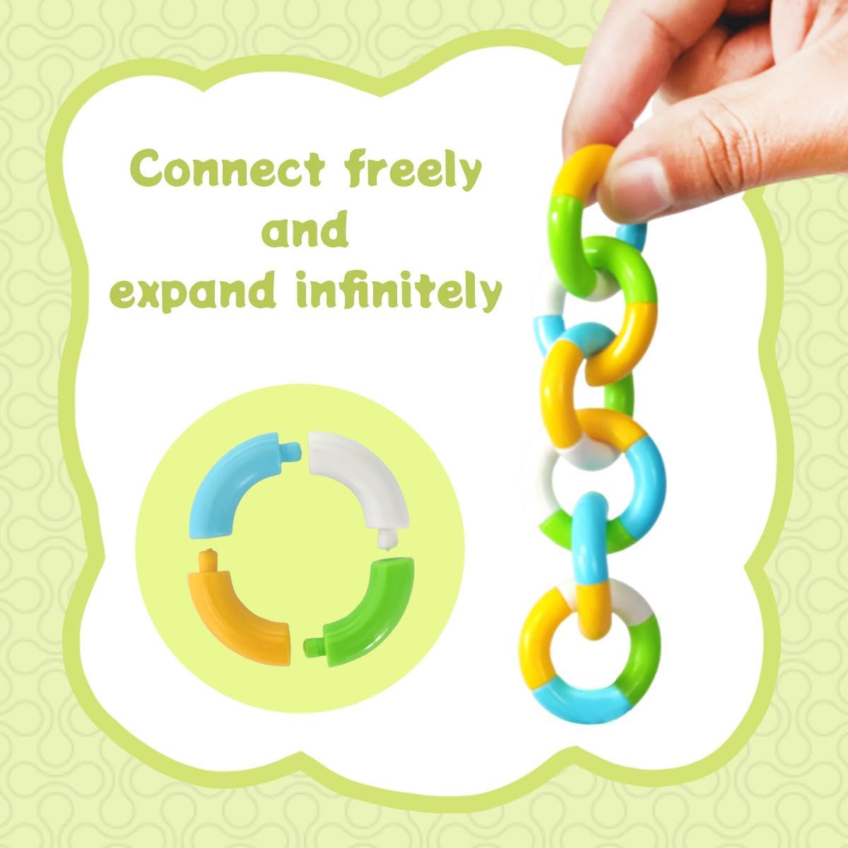 10Pcs Tangles Quiet Fidget Toys for Classroom Kids.Fidgets Toys for Adult Relieve Anxiety and Stress.Brain Imagination Tools.Gift for Relax Therapy Educational Toy for Adults and Kid.