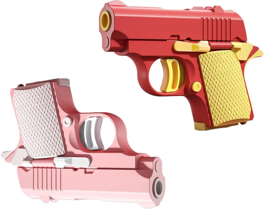 2024 New 1911 Model Radish Fun and Safe Toys,Fidget Toys Suitable for Relieving ADHD and Anxiety,Stress Relief Funny Toys for Adults,The Fun Gift for Adults and Kids (Red&Pink / 2 PCS Pack)