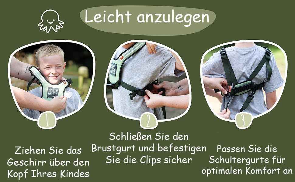 Hobbledehoo Safety Harness For Kids & Toddlers Aged 2-7 Years, Child Harness For Walking & Play Autism Safety Awareness