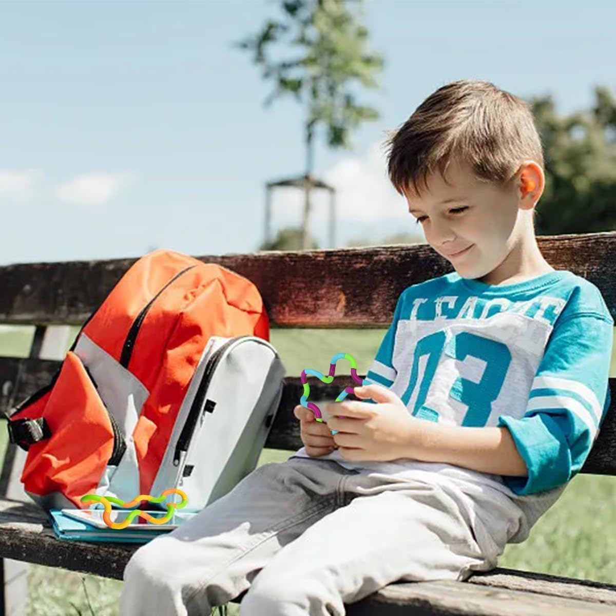 36PCS Random Multicolored Quiet Fidgets Toys for Unique Fidget Experience, Anti Anxiety Sensory Toys Combine into New Shapes,Brain Imagination Tools,Party Supplies