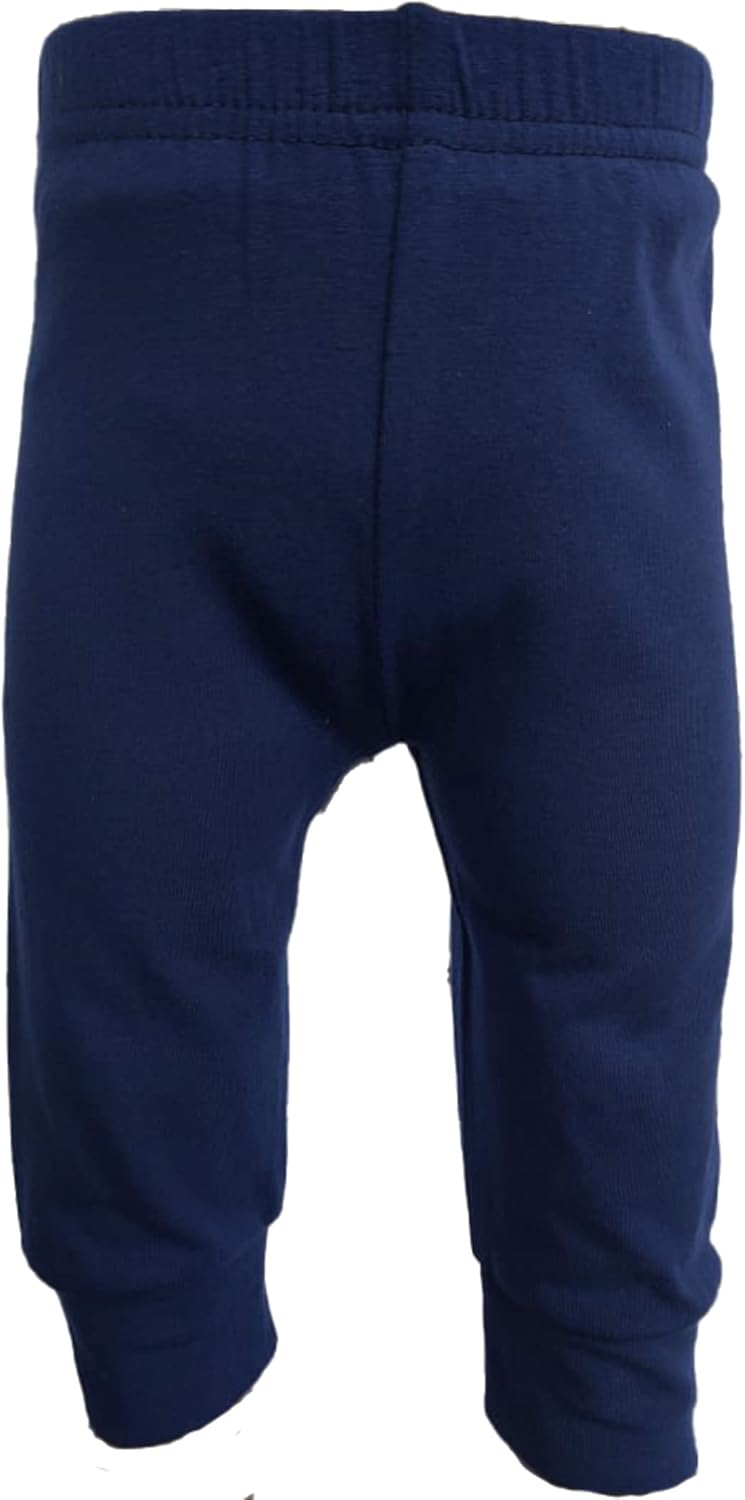 123 Bear Infant and Toddler Soft Cotton Spandex Boys and Girls Pants Multipacks