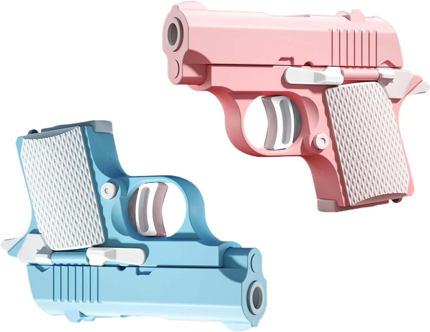 2024 New 1911 Model Radish Fun and Safe Toys,Fidget Toys Suitable for Relieving ADHD and Anxiety,Stress Relief Funny Toys for Adults,The Fun Gift for Adults and Kids (Pink&Blue / 2 PCS Pack)