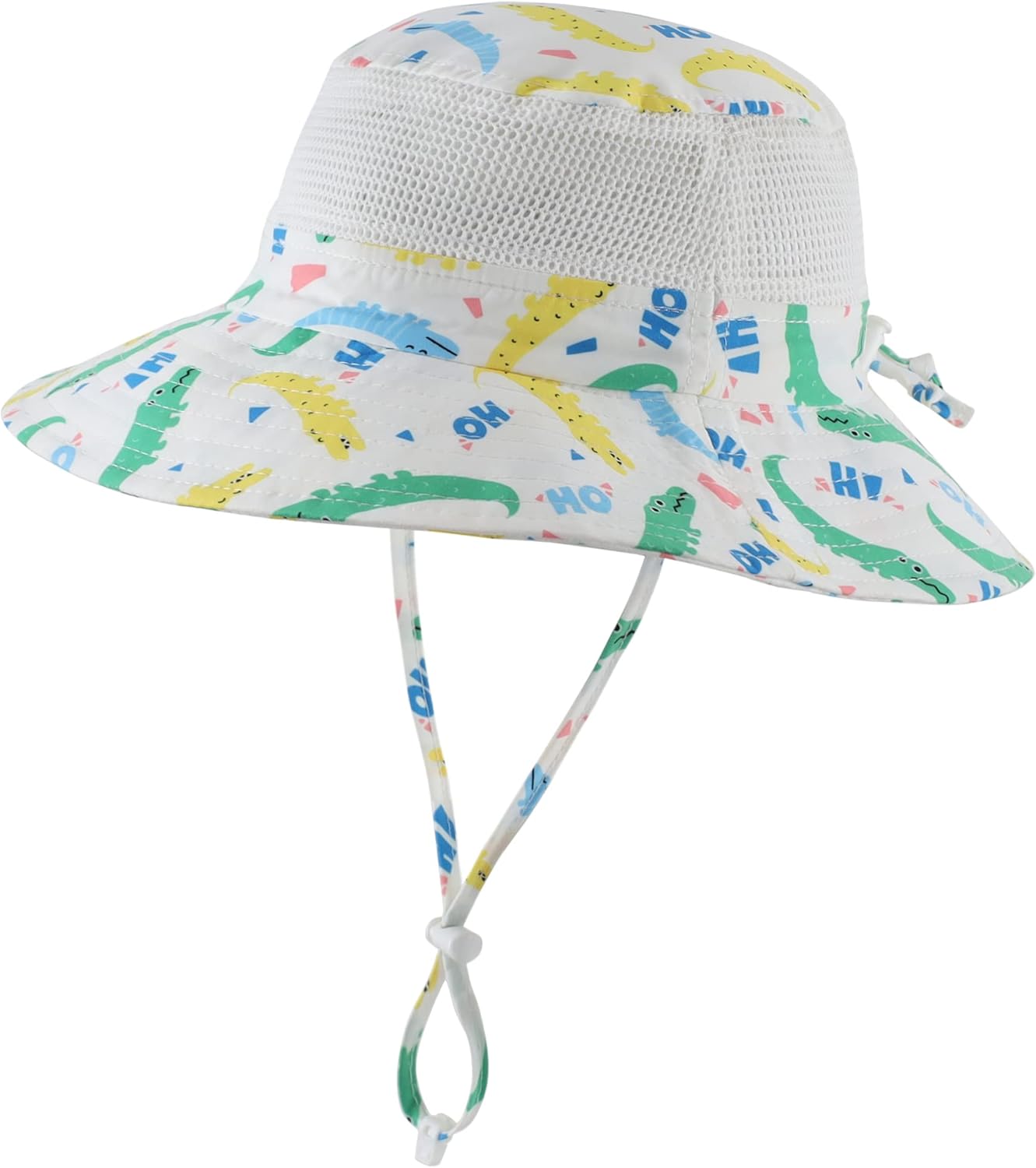 Home Prefer UPF50+ Wide Brim Sun Hat Boys Girls Sun Protection Hat Zoo Beach Swim Safari Bucket Hat for Baby Toddler Kid