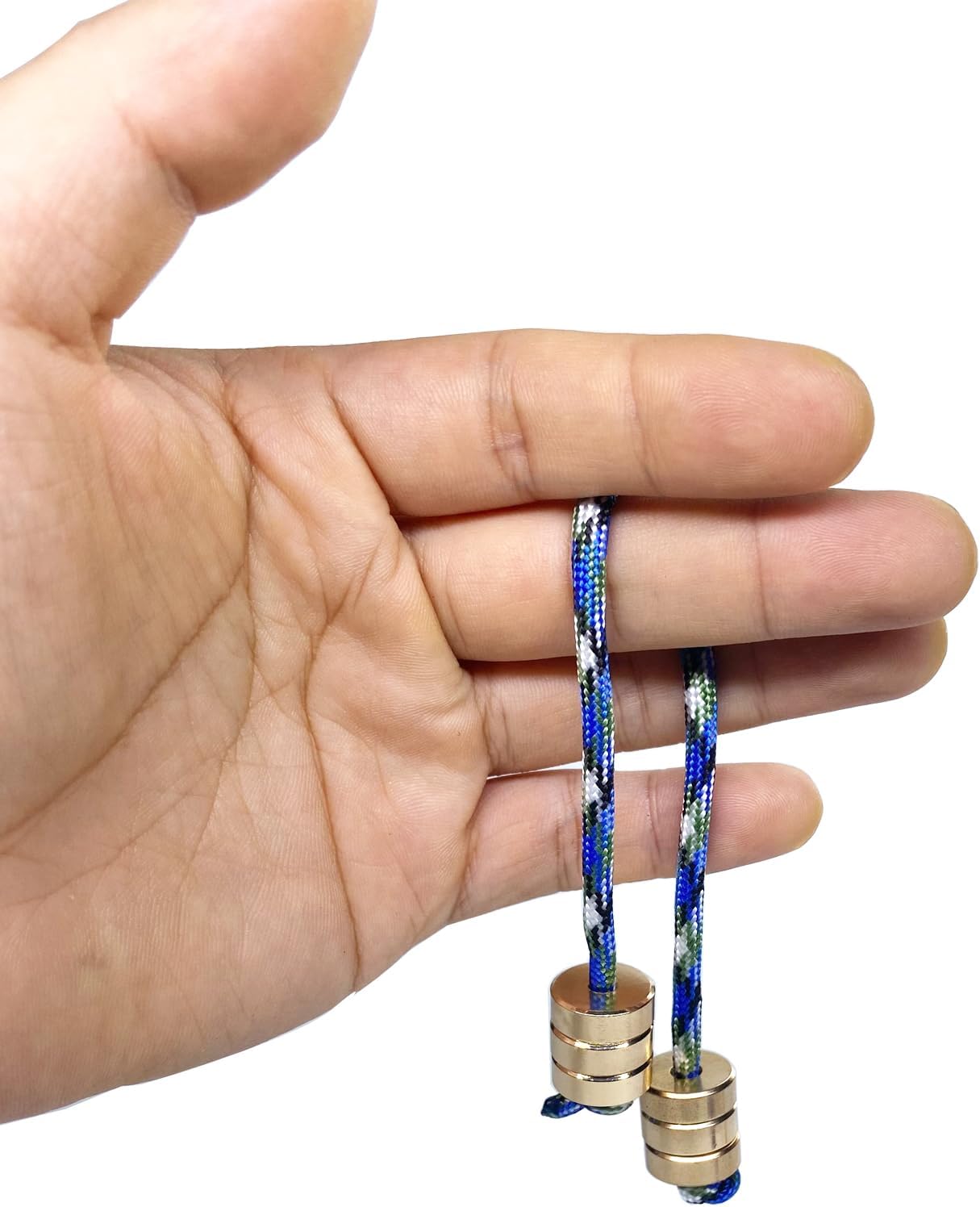 3 Pcs Fidget Beads Fidget Toy Copper Worry Fidget Beads Spin Bump EDC Novelty and Gag for Men Women Teens Skill Players (Bead)