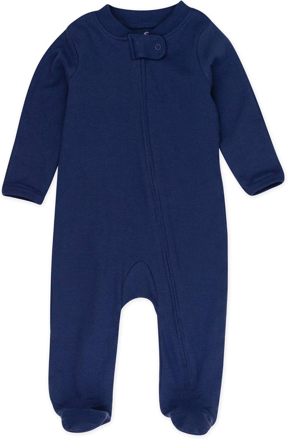 HonestBaby Baby Sleep N' Play One-Piece Zip-Front Footed Organic Cotton Pajama Sleeper
