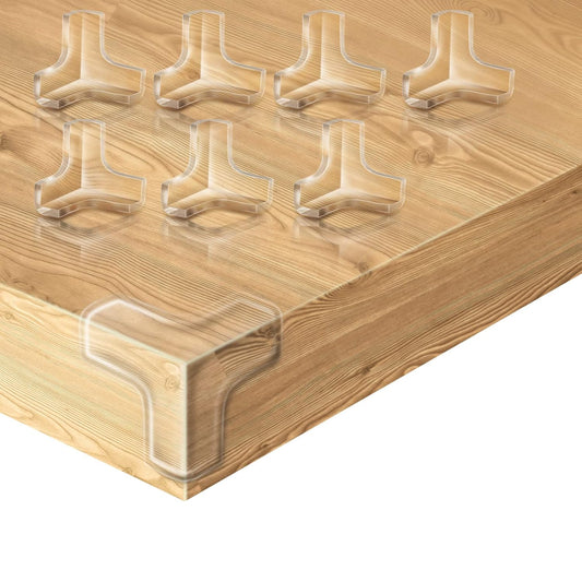 12 Pack Corner Protector, Clear Corner Guards Table Edge Protectors, Baby Safety Corner Bumpers Covers, Furniture & Sharp Corner Baby Proofing, T Shaped(1.4"x1.4" x1.4")
