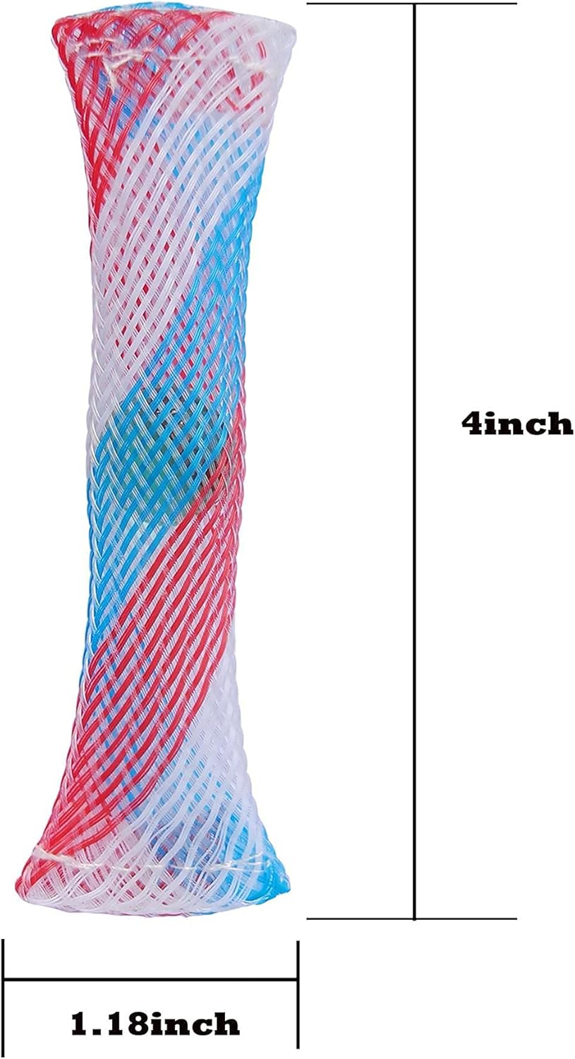 12 Pack Stress Relief and Anxiety Relief Fidget Toys,Marble Mesh (6 Color)