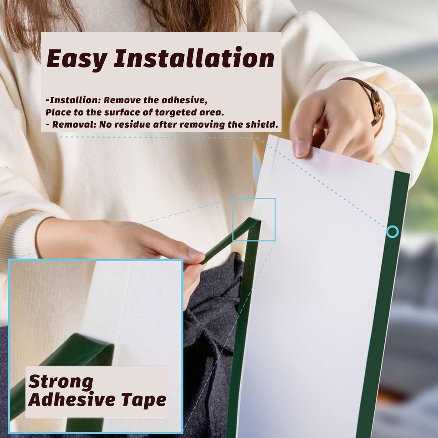 2PCS Baby Proofing Door Finger Pinch Protector Clear Door Jam Shield for Child Safety Finger Pinch Guard Hinge Protectors for Kids