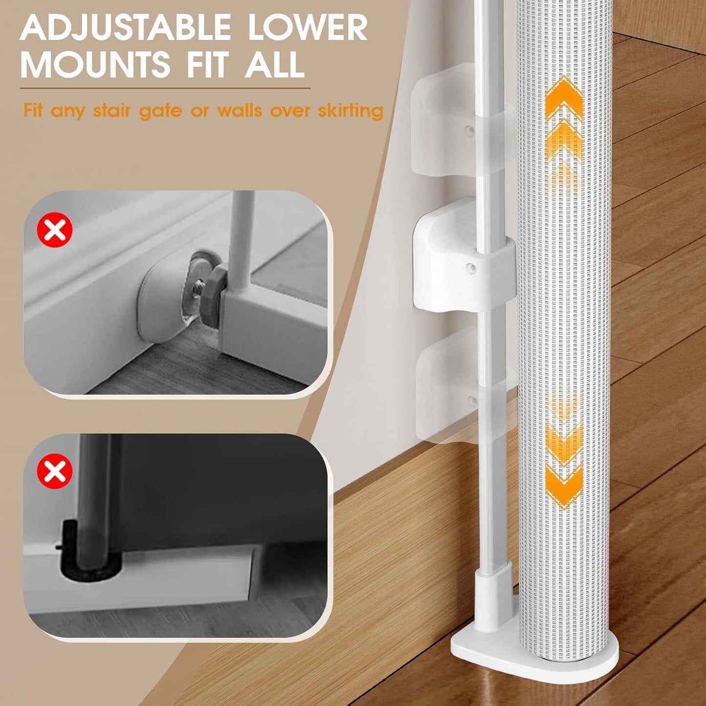 HOMEAL Retractable Baby Gate, Large Opening Retractable Mesh Gates for Baby and Pet, Extra Wide Indoor Outdoor Baby Gate for Stairs, Doorways, Hallways(Zoo,Width Up to 71")