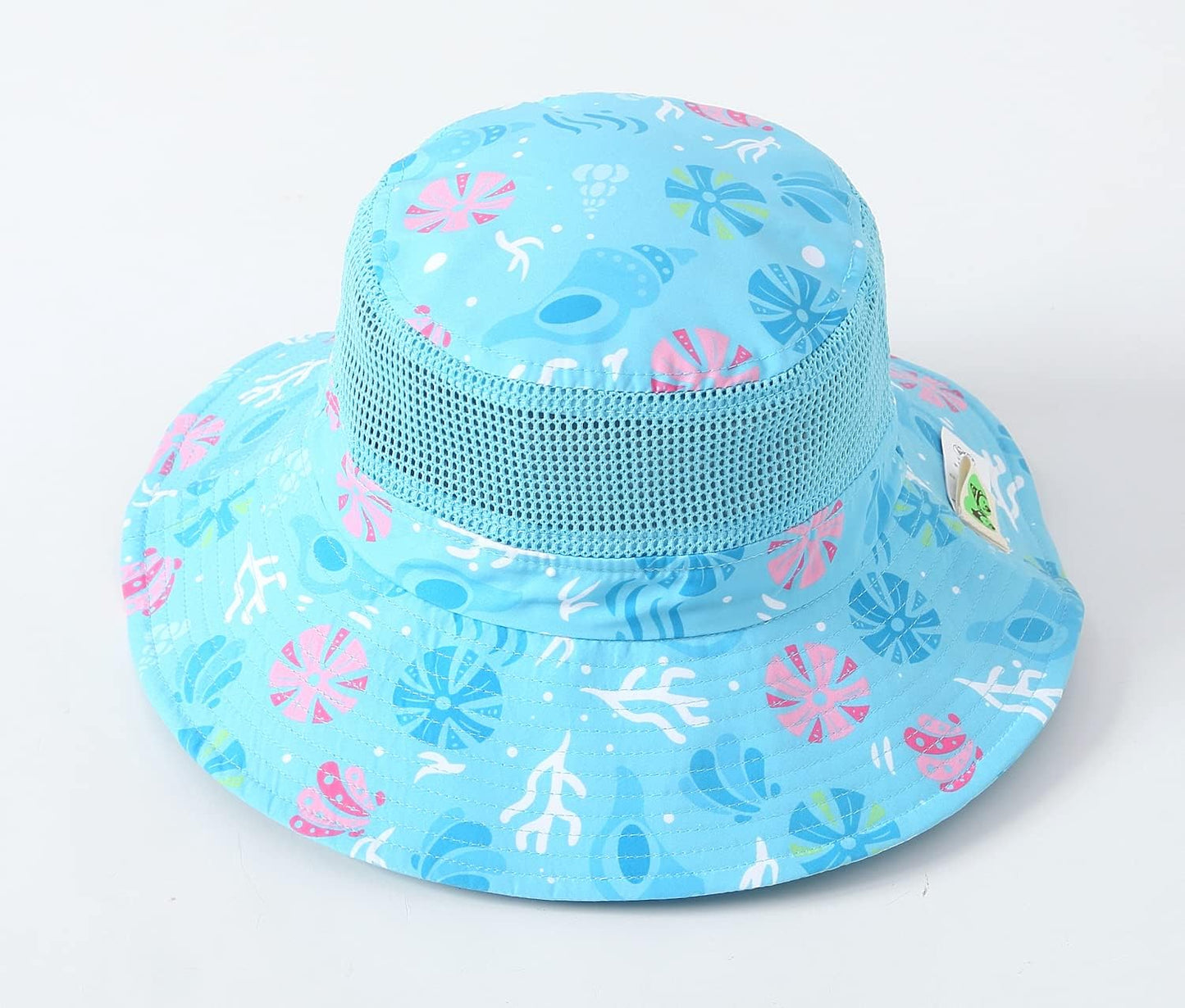 Home Prefer UPF50+ Wide Brim Sun Hat Boys Girls Sun Protection Hat Zoo Beach Swim Safari Bucket Hat for Baby Toddler Kid