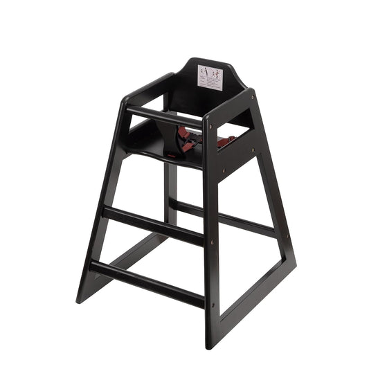 Hight Quality, Baby Highchairs, Durable Dining Feeding Chair with Steps, High Chairs for Babies and Toddlers, Seating Ready-to-Assemble Restaurant Wood High Chair, Wooden High Chair, Seria 01