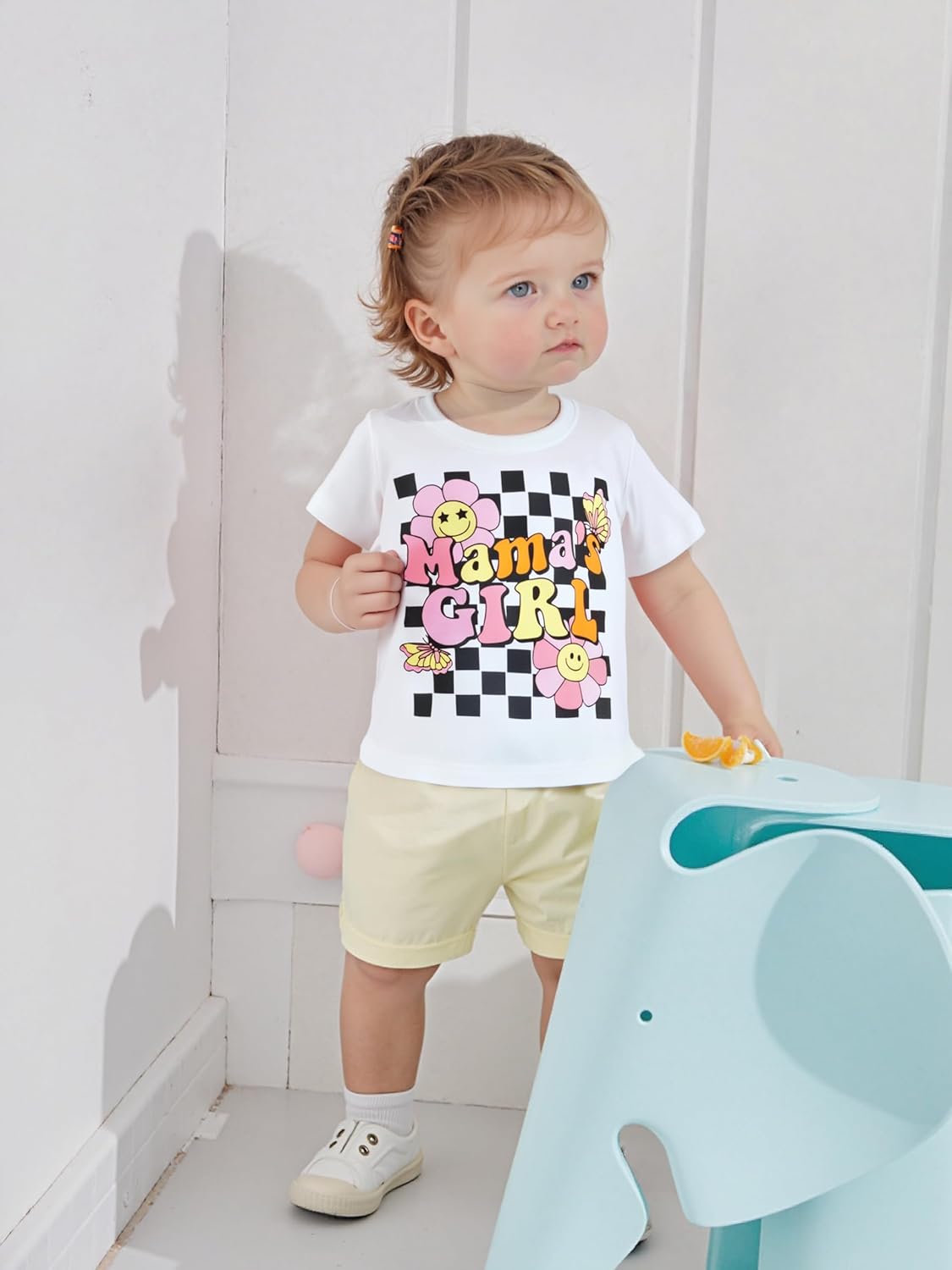 Happy Town Toddler Clothes Baby Boy Girl Smiley Face Shirt Short Sleeve T-Shirt Tee Summer Tops Outfits