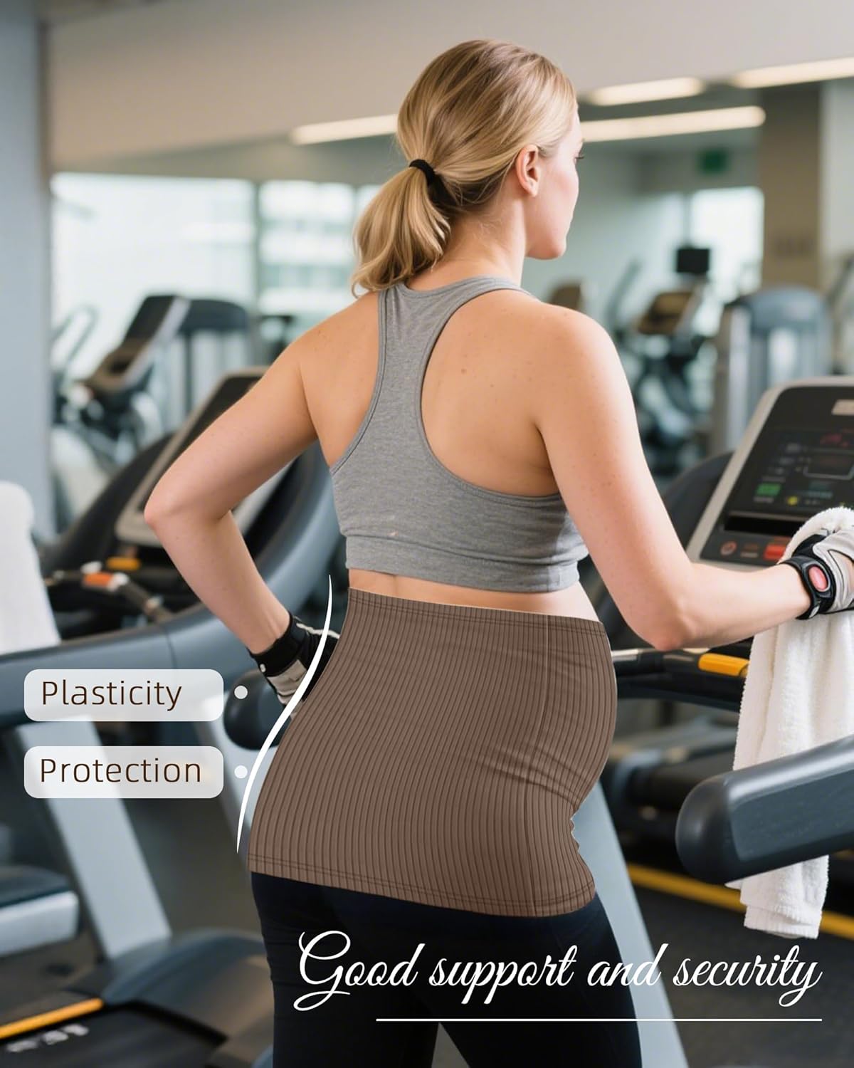 3 Pack Maternity Belly Bands for Pregnant Women Cotton Stretch Ribbed Pregnancy Support Belt Pants Extender