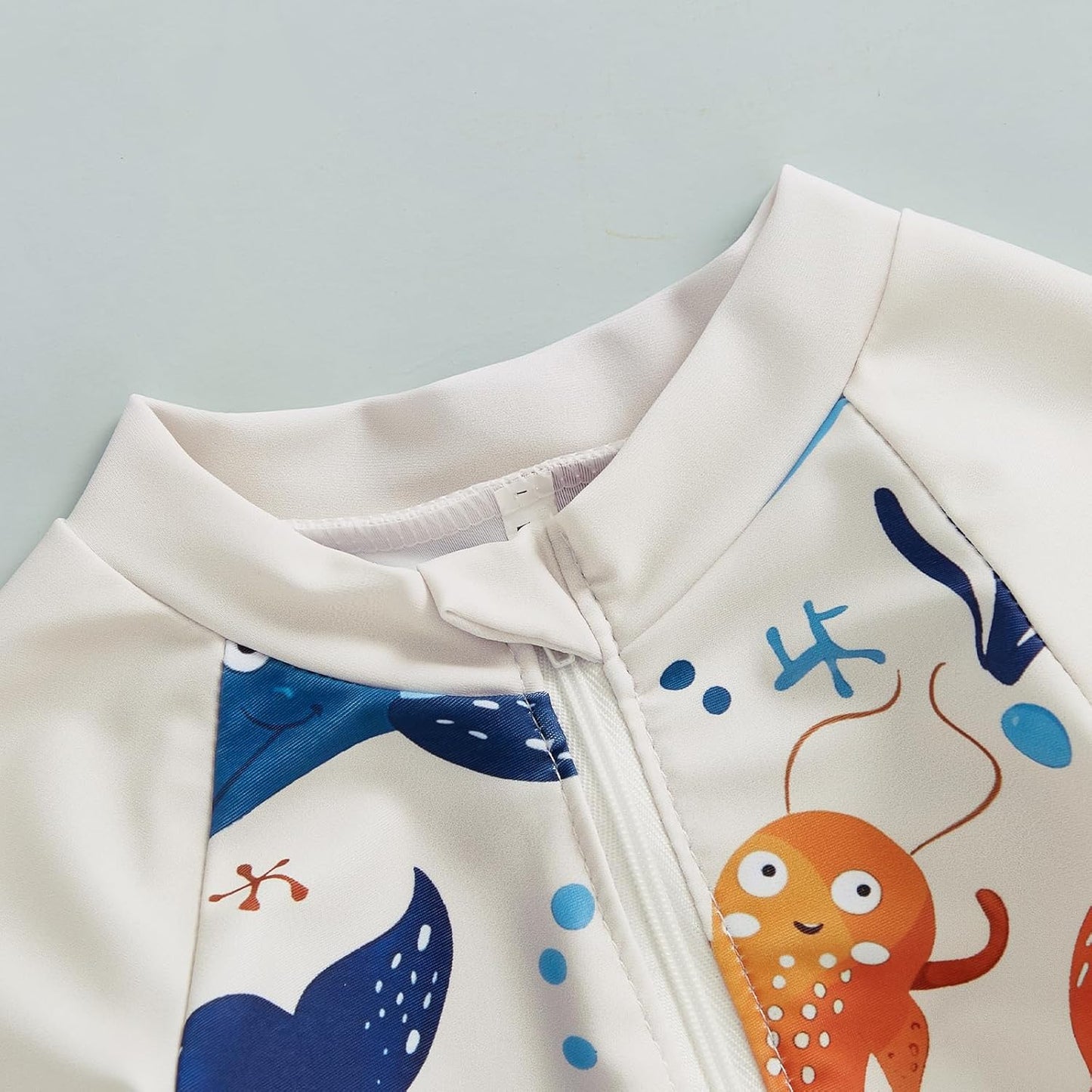 Hnyenmcko Baby/Toddler Boy Rash Guard Swimsuit Long Sleeve One Piece Zipper Swimwear Sunsuit Infant Bathing Suit Beachwear