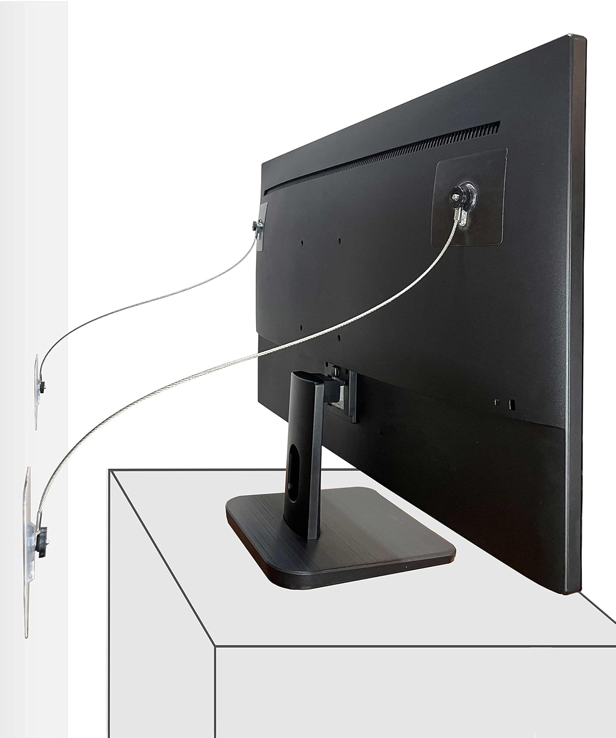 18 inches Stainless Steel Furniture Straps for Baby Proofing, No-Drill Furniture Anchors Earthquake Straps, Prevent Falling and Anti Tip TV Safety Straps, 6 Pcs