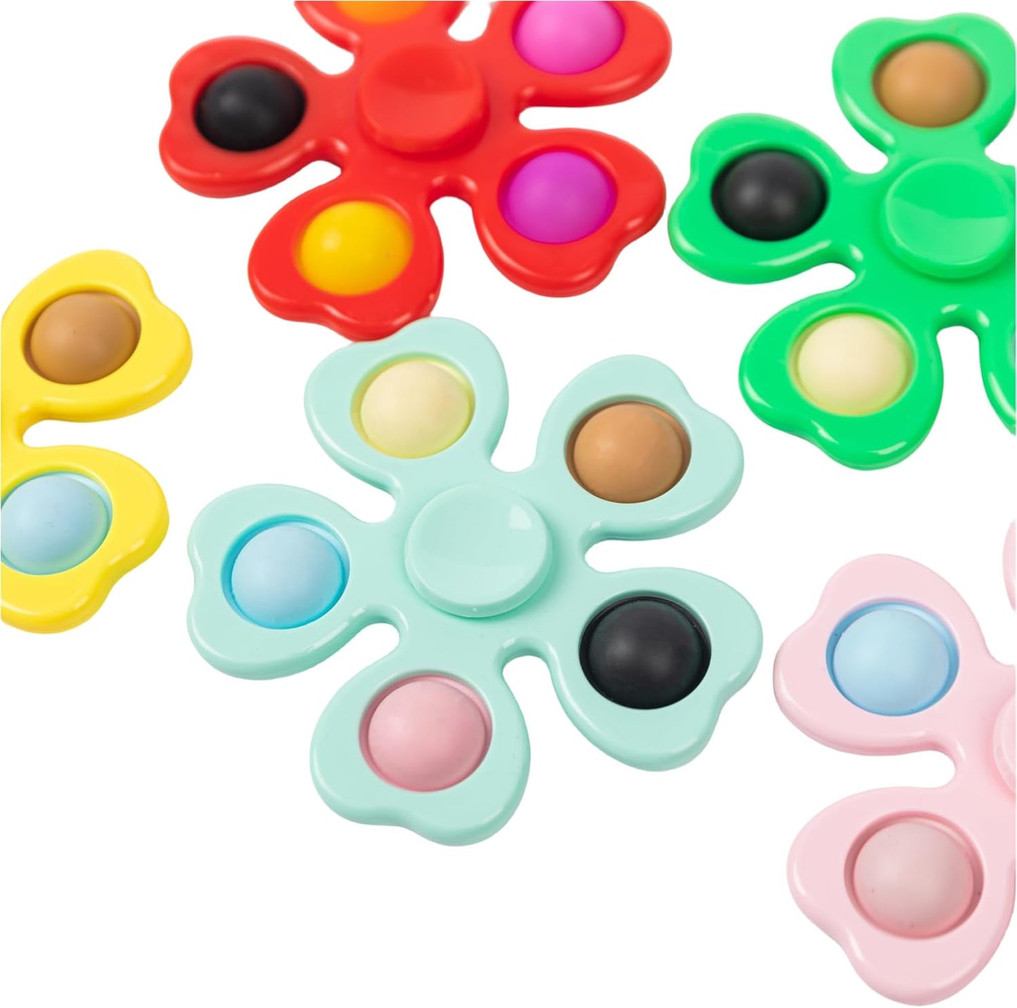 24 Pcs Fidget Spinners Bulk-Mini Pop Bubble Fidget Spinner Toys for Kids Teens Adults Birthday Party Favors,Return Gifts,Goodie Bags Stuffers,Party Games,Classroom Rewards Carnival Prizes