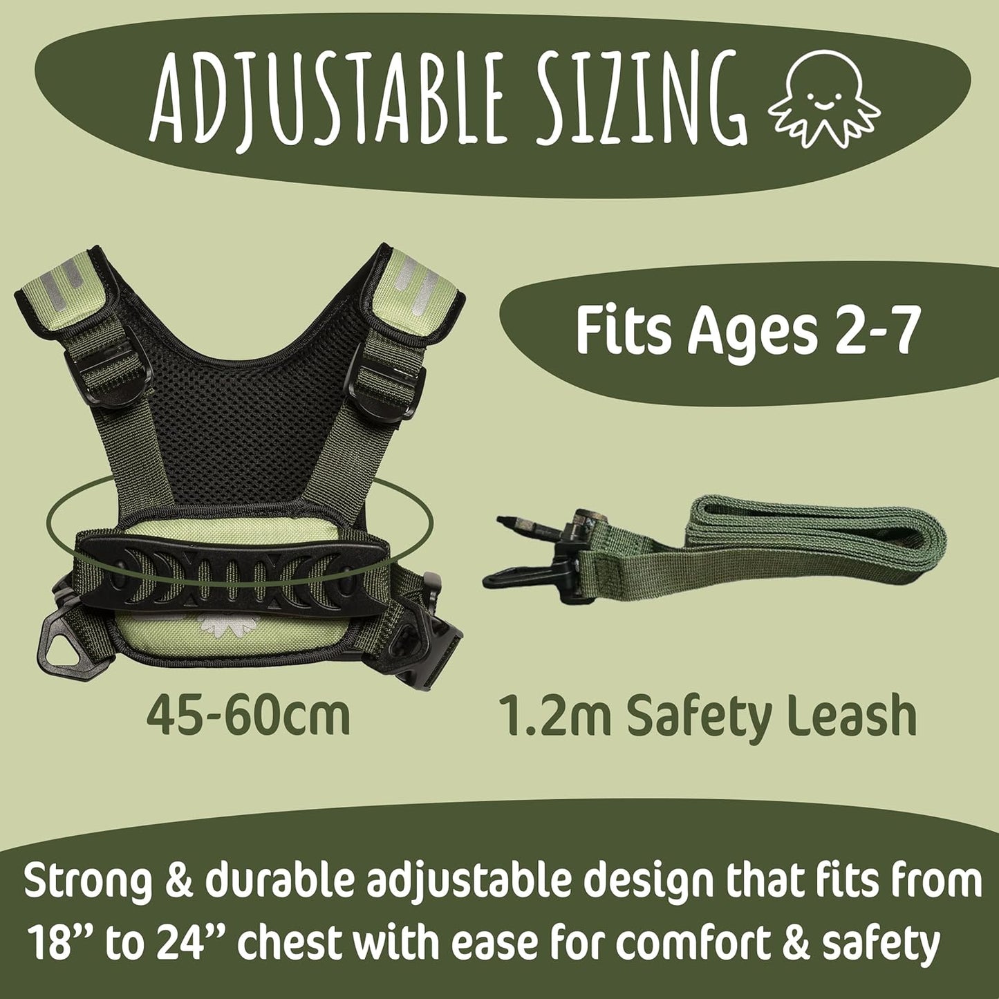 Hobbledehoo Safety Harness For Kids & Toddlers Aged 2-7 Years, Child Harness For Walking & Play Autism Safety Awareness