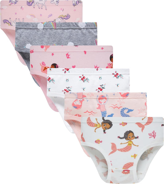 Hahan Girls Soft Panties Toddler Girls Cotton Underwear Kids Briefs