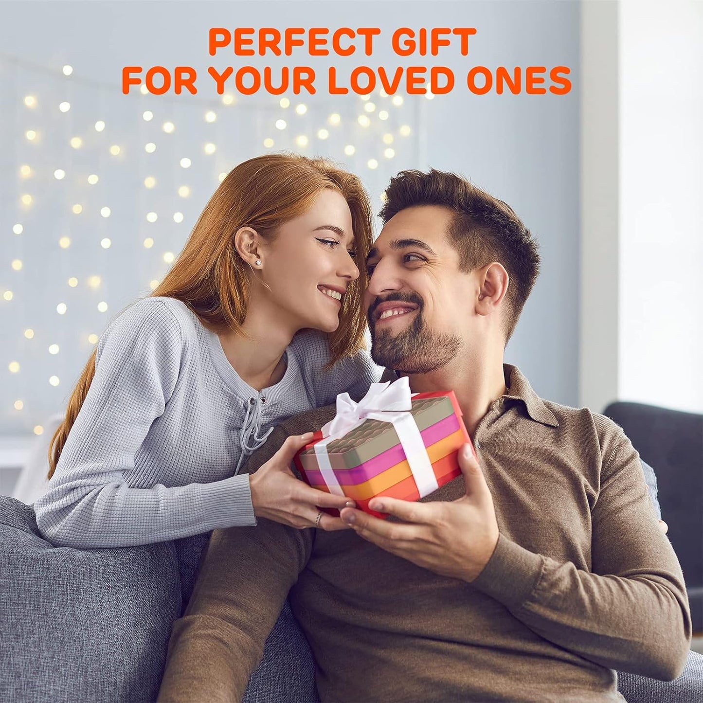 12 Pack Fidget Toys,Push Pop Fidget Sensory Toys Set,Stress Relief Gifts for Kids & Adults,Pop Bulk & Party Favors Toddler Toys for Easter Gifts,Party Supplies,Classroom Prizes