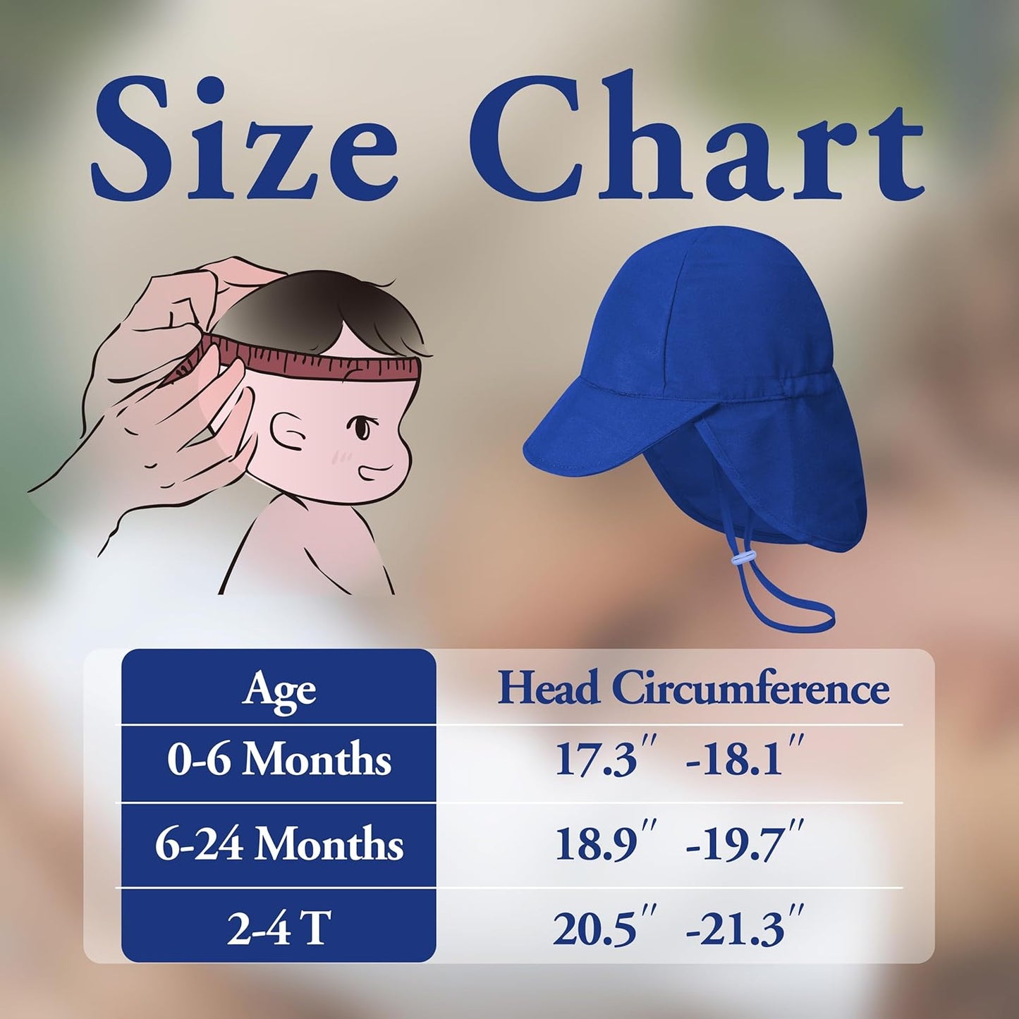 2 Pack Baby Sun Hats UPF 50+ Toddler Beach Hat for Girls Boys 0-4 Years