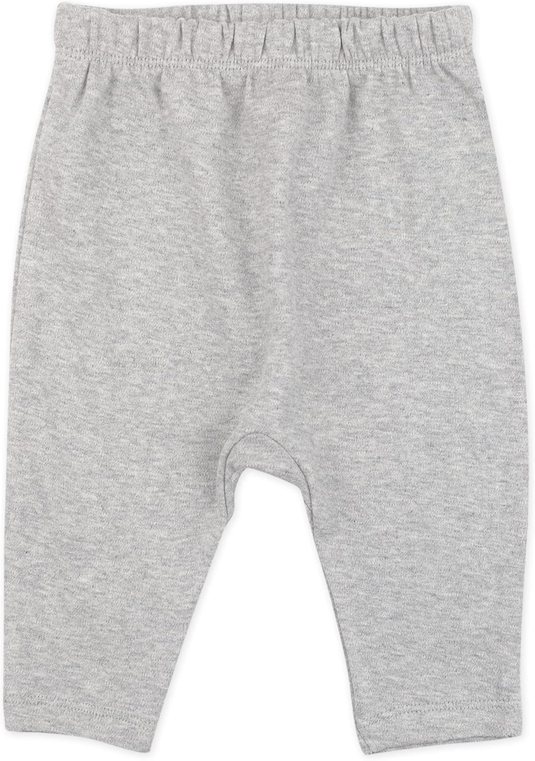 HonestBaby Multipack Harem Pants Roomy Fit Pull on Bottoms 100% Organic Cotton for Infant Baby Boys, Girls, Unisex