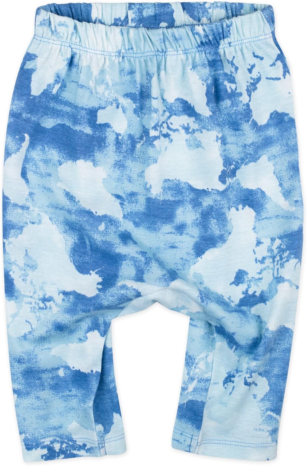 HonestBaby Multipack Harem Pants Roomy Fit Pull on Bottoms 100% Organic Cotton for Infant Baby Boys, Girls, Unisex