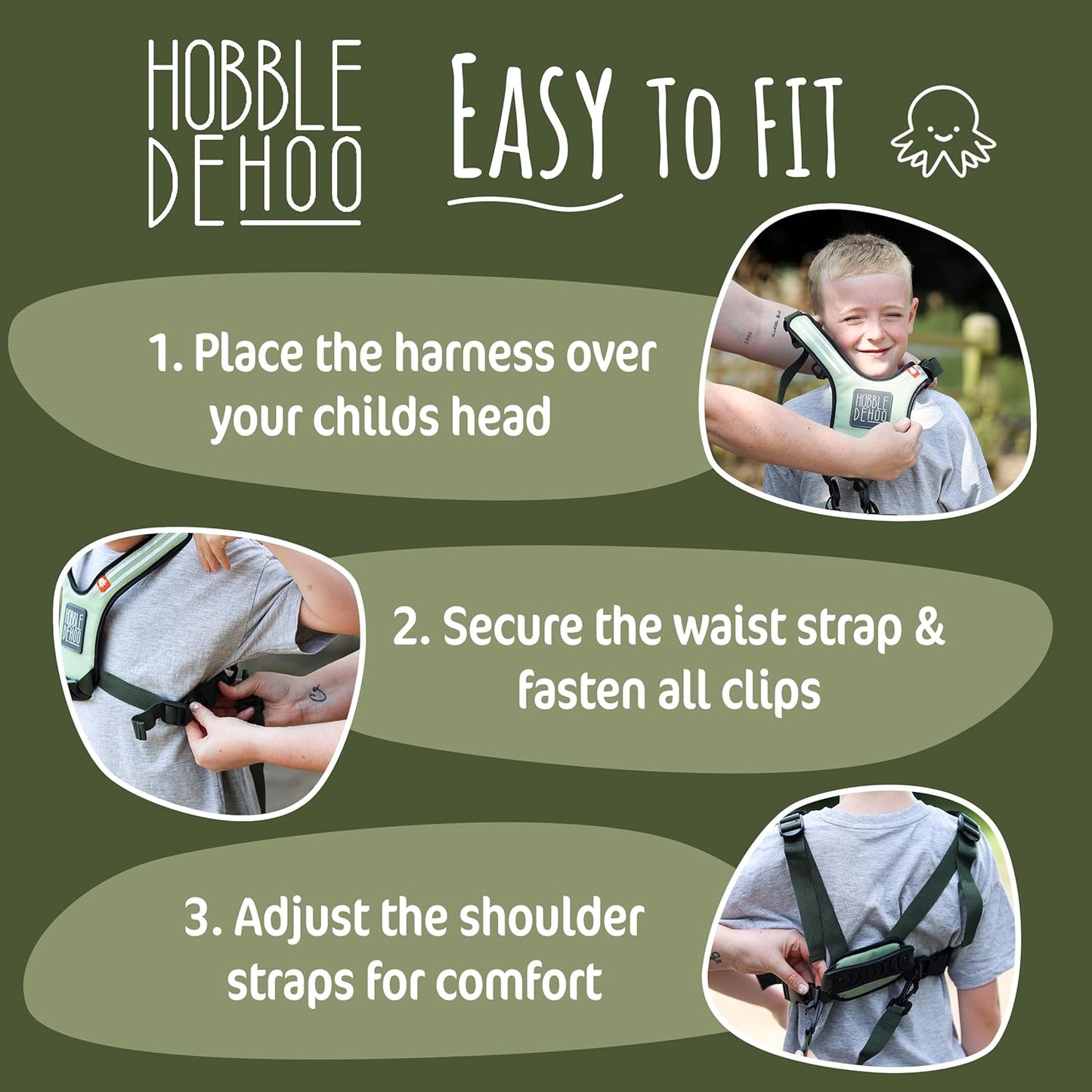 Hobbledehoo Safety Harness For Kids & Toddlers Aged 2-7 Years, Child Harness For Walking & Play Autism Safety Awareness