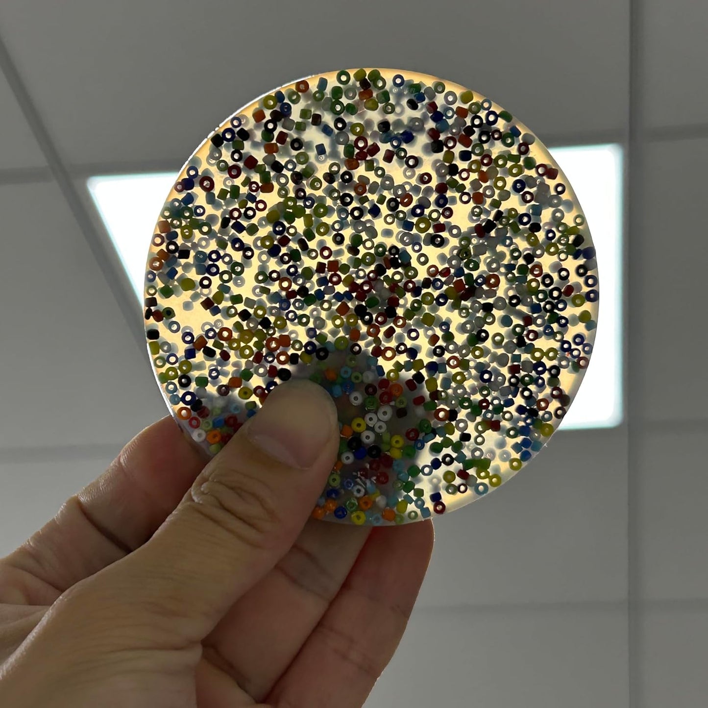 2PCS 8.5CM Circle and Heart Picky Pad, Picking Pad, Skin Picking Fidget Toys, Pick Pad, Picking Fidget Toy