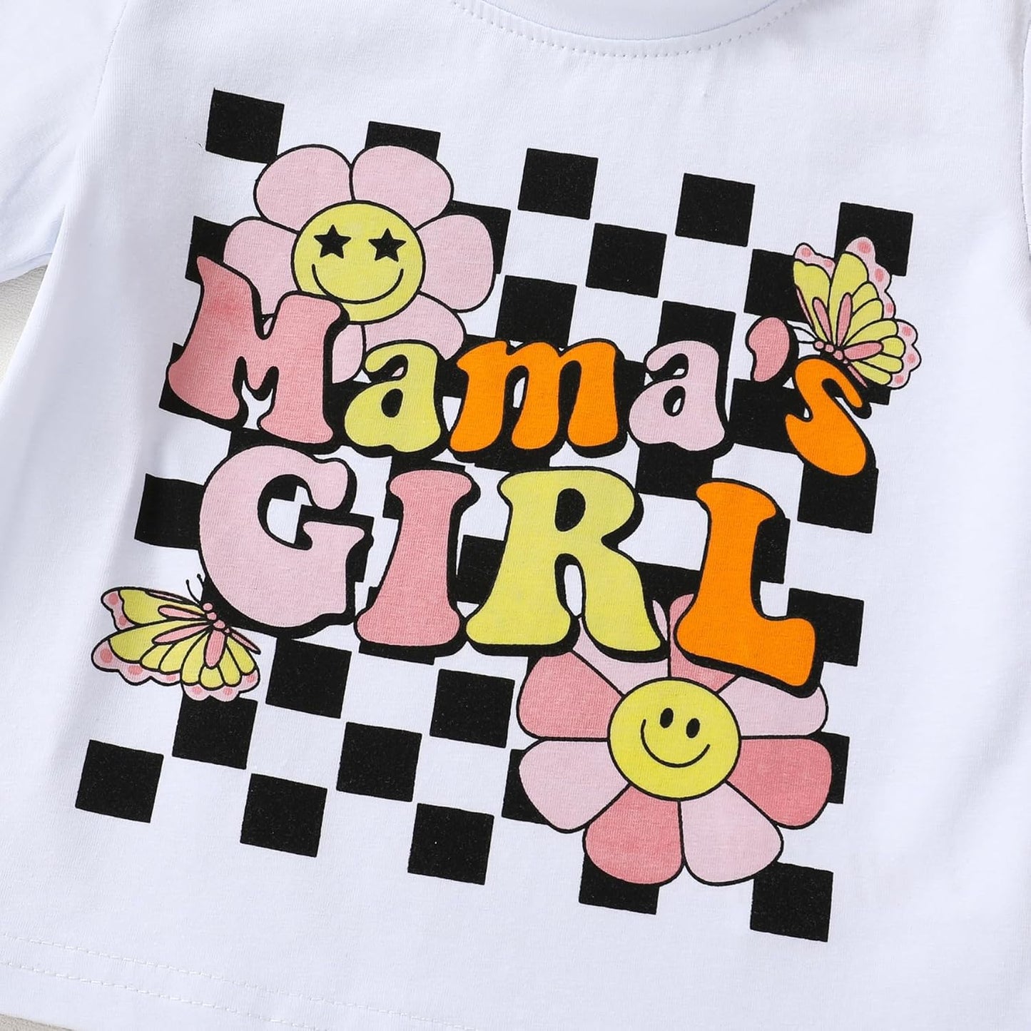 Happy Town Toddler Clothes Baby Boy Girl Smiley Face Shirt Short Sleeve T-Shirt Tee Summer Tops Outfits