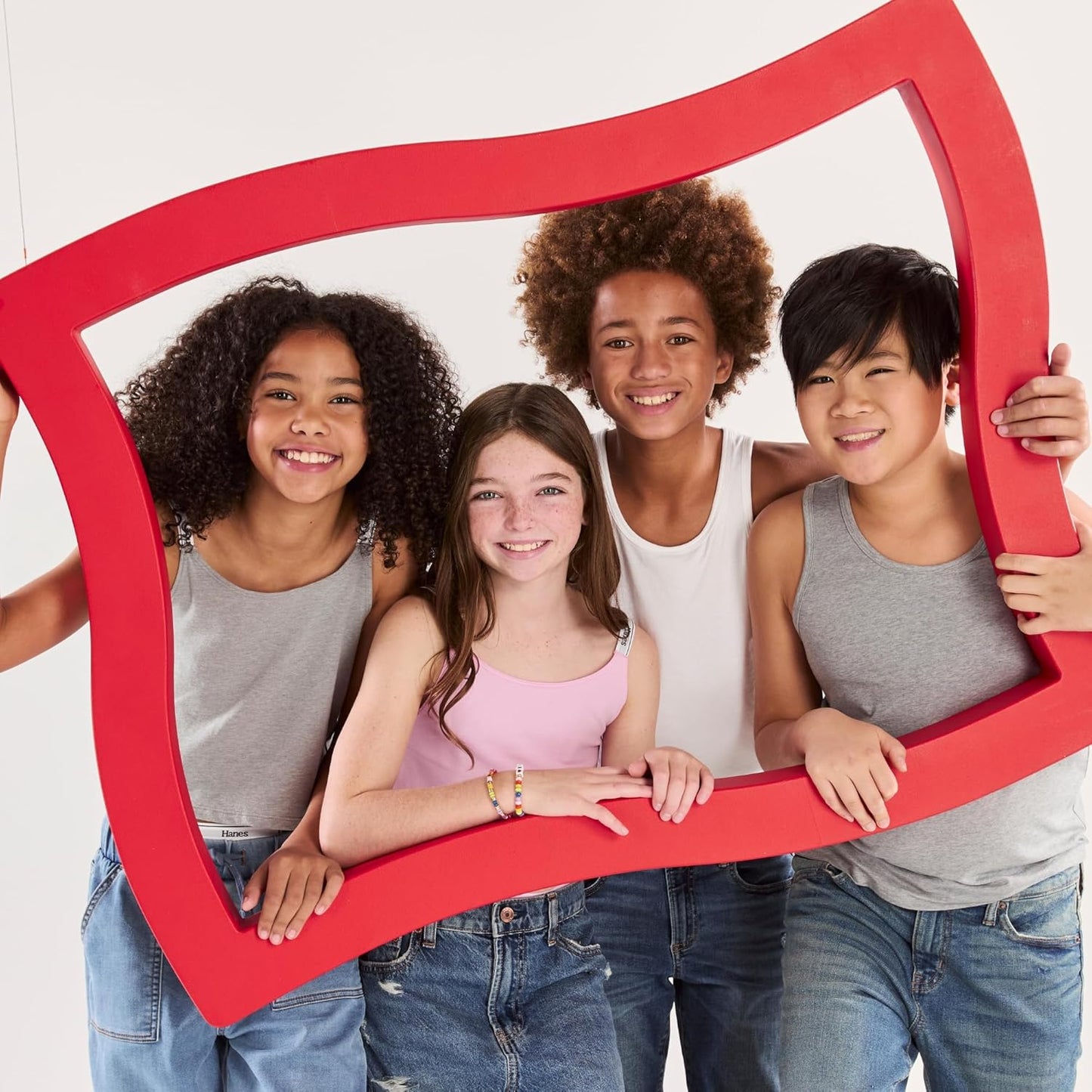 Hanes Girls' Originals Underwear,Boys'hort and Hipster Stretch Cotton,6-pack